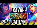 XAYAH & Rakan vs CAITLYN & Nami (ADC) | EUW Master | 26.8