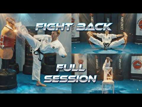 Fight Back Taekwondo Training Session | Sparring Kicks & Tactics, Stretching, Kicking Drills & More
