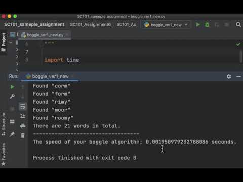 Boggle with Python