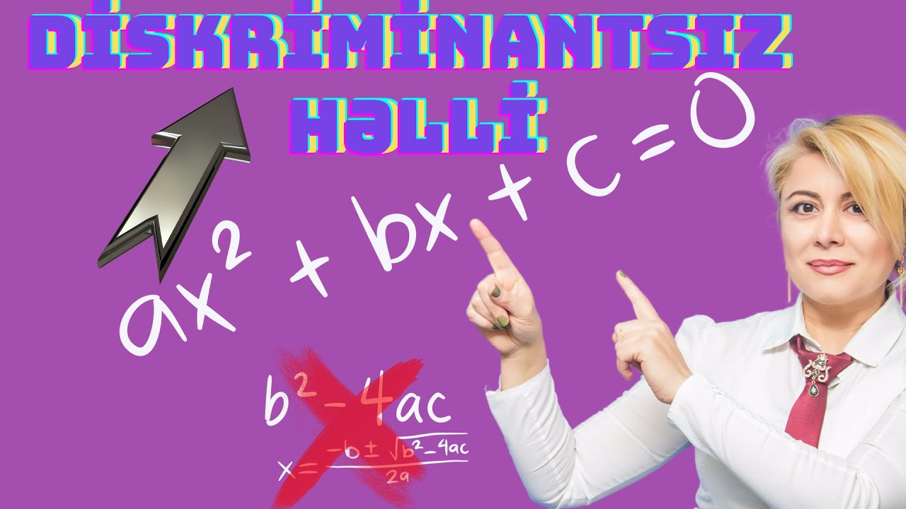 Möhtəşəm!Bir neçə saniyədə kvadrat üçhədlini  vuruqlara  ayıra bilərik.