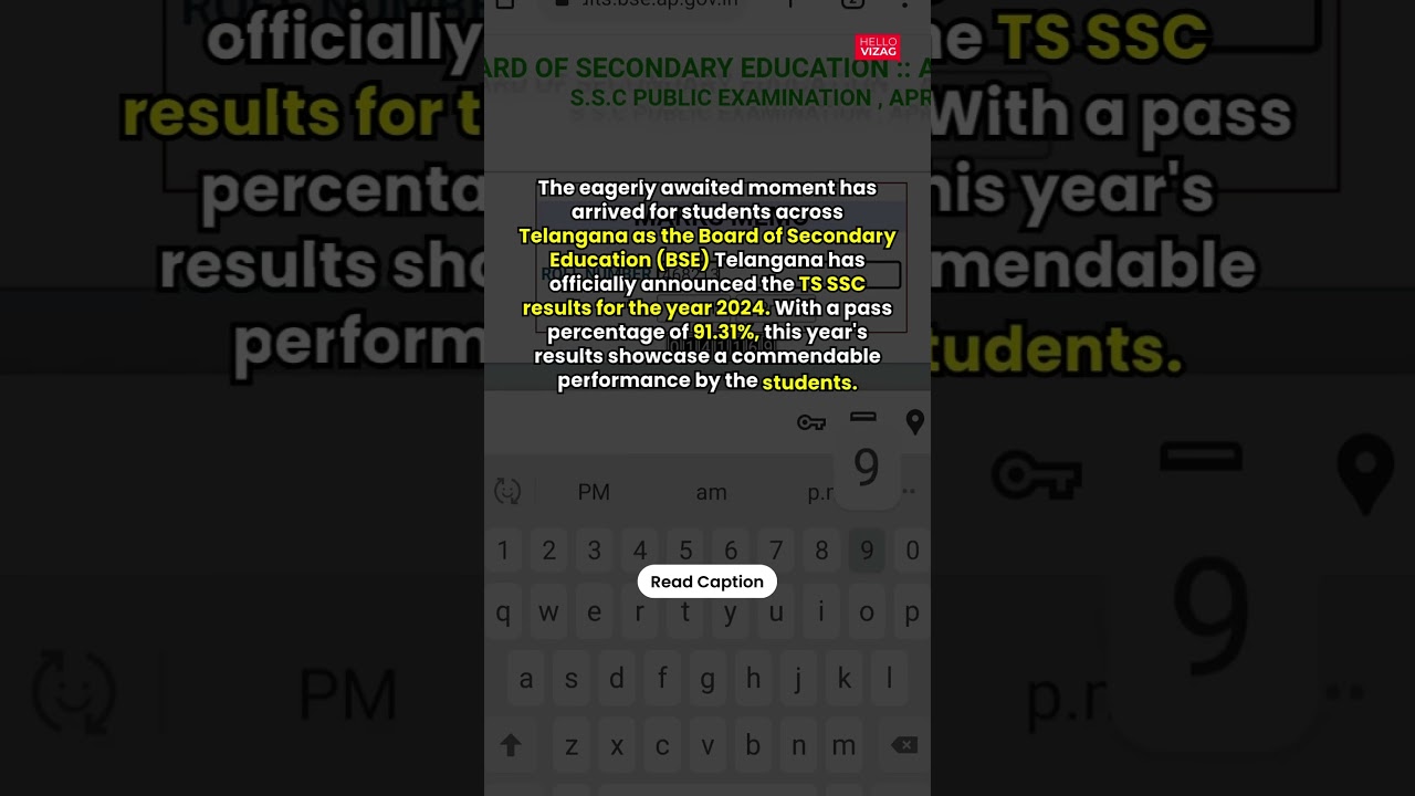 Telangana SSC Results 2024 Declared: 91.31% Pass Percentage, Toppers Revealed 