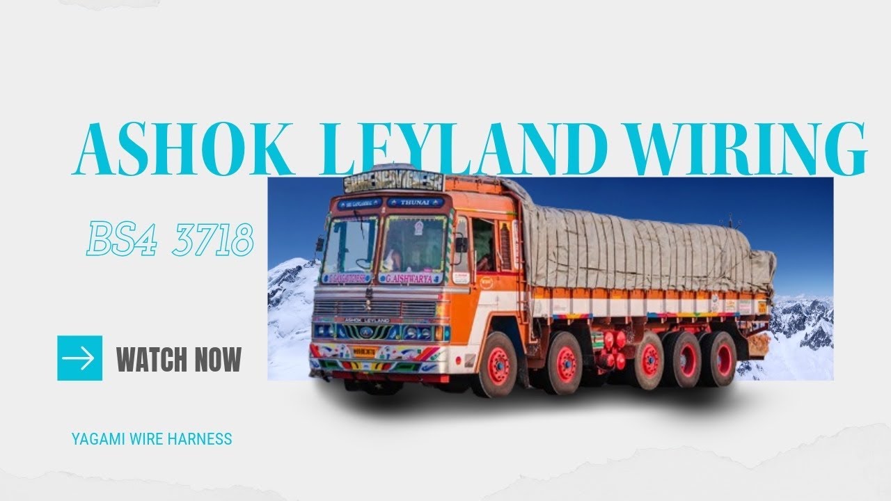 Ashok Leyland Engine Wiring || Leyland 3718 Wiring #FFB04800 - YouTube