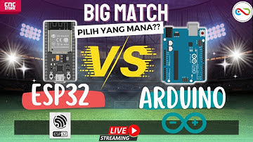 ARDUINO UNO R3 VS ESP32 DEV KIT V1 PERBANDINGAN ARDUNO UNO DENGAN ESP32