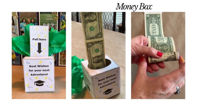 Graduation Money Gift Box 2025 Grad Suprise For Cash With Pull Out Card DIY And