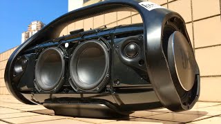 The jbl boombox was on low frequency mode with 100% volume for
ultimate bass!!! camera: iphone 6s speaker(s): video: ultra bass
test!...