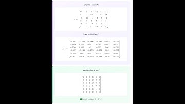 Math Fun : Matrix inverse solver