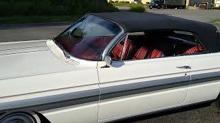 1961 Oldsmobile Starfire Convertible, walk around, top down