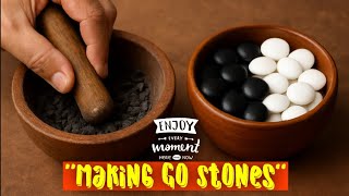 “Handmade Go Stones Full Process | How to make Go game stones | Traditional Stone Craft” screenshot 5