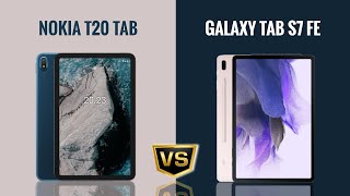 Nokia T20 Tablet Vs Galaxy Tab S7 FE