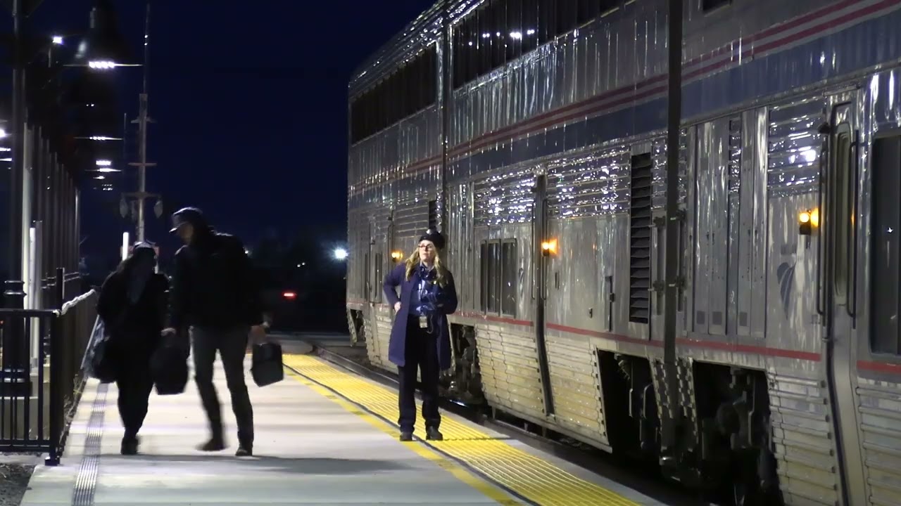 The Calif. Zephyr in Ft. Morgan on 25FEB2026