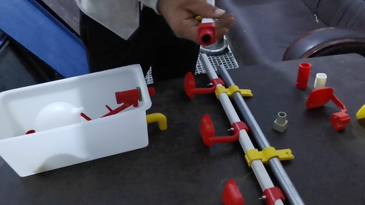 بطارية تسمين شرح تركيب واستخدام سيفون البطاريه شركة عرب جروب معدات مزارع الدواجن 01008385995 أو ٠١١١