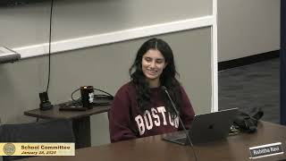 School Committee - January 28, 2025