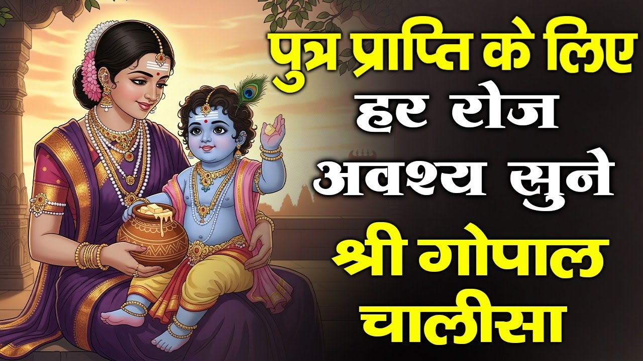 Shri Gopal Chalisa | Garbh Sanskar Bhajan | Pregnancy Peace Mantra | Krishna Bhajan #pregnancy
