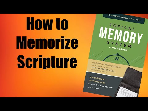 How to Memorize Scripture - Simple Steps for Bible Memory - Navigators Topical Memory System