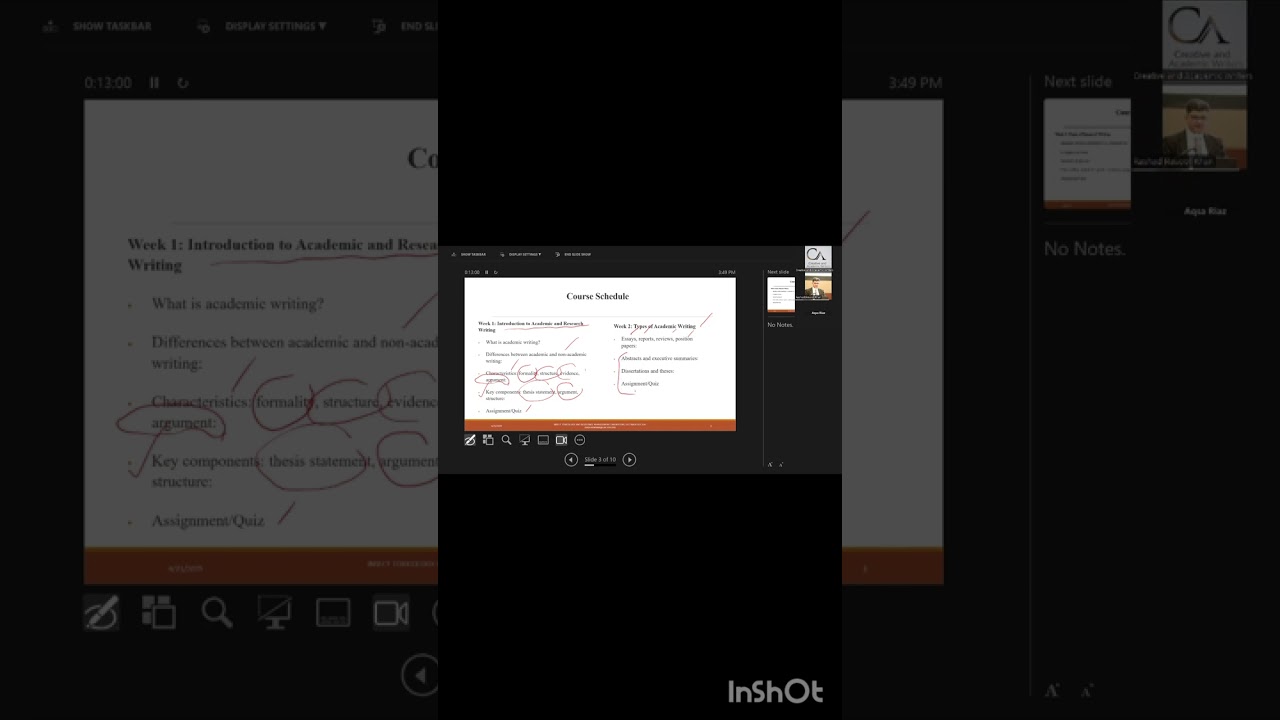 Academic and Creative Writing Intro