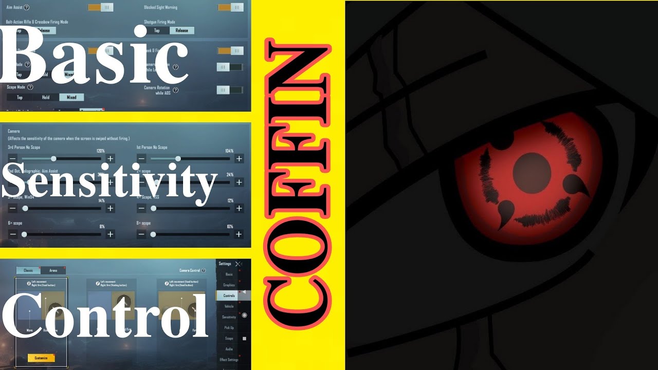 Coffin Control setting and control code ll Sensitivity setting ll Coffin new Control 2021