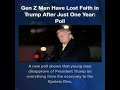 Gen Z Men Have Lost Faith in Trump After Just One Year: Poll