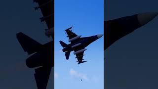 F-16 Dodges Su-35 Missile In High-Speed Air Combat