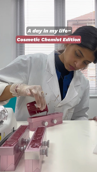 A DAY IN MY LIFE AS A COSMETIC CHEMIST #cosmeticchemist #cosmeticscience