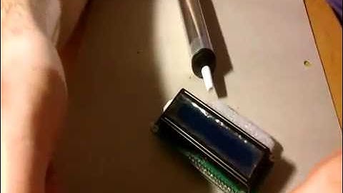 I2C LCD Modul soldering (16x2)