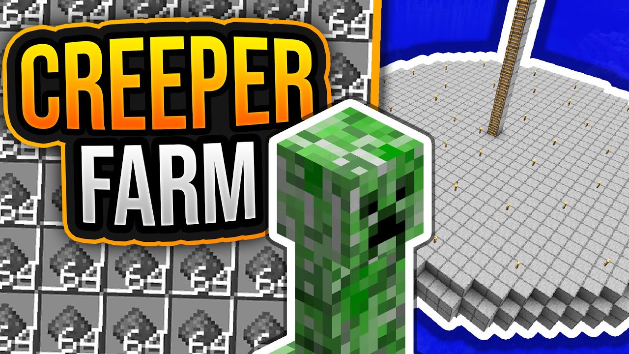 CREEPER FARM (Tutorial) Minecraft 1.20 - YouTube