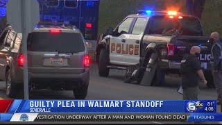 Guilty plea in Walmart standoff