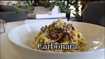 Carbonara Pasta for breakfast! 🤯