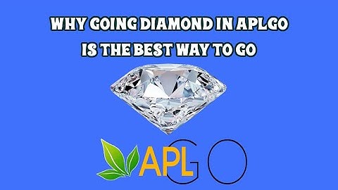 APLGO   Why Going Diamond Is the BEST way