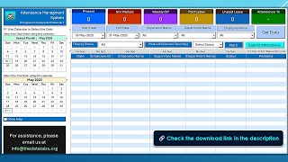 Ultimate Attendance Management System in MS Excel  &amp; VBA [Premium Attendance Tracker]