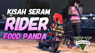 ENTAH APA YANG MERASUKI RIDER FOOD PANDA! - GTA 5 Online (Bahasa Malaysia)