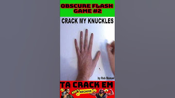 Obscure Flash Game #2 |  Crack My Knuckles | #gaming #flashgames #obscuregames #shorts