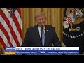 "We found significant numbers of burn bags, used to destroy information, given by Obama," says Trump