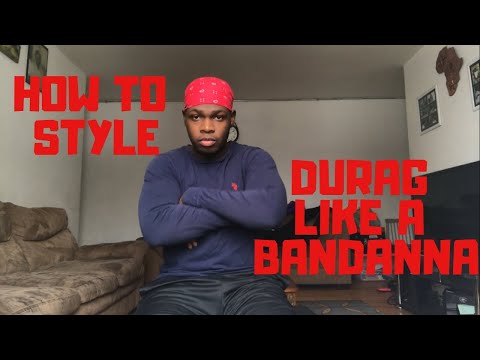 How To Style Bandanna Like A Durag Youtube - roblox durag hat