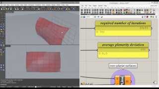Grasshopper: optimization of a curved surface