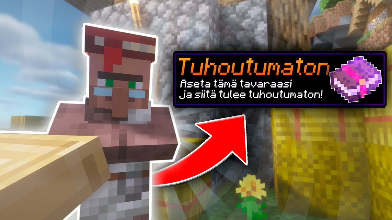 Tein Mun Tavaroista TUHOUTUMATTOMIA Minecraftissa?!