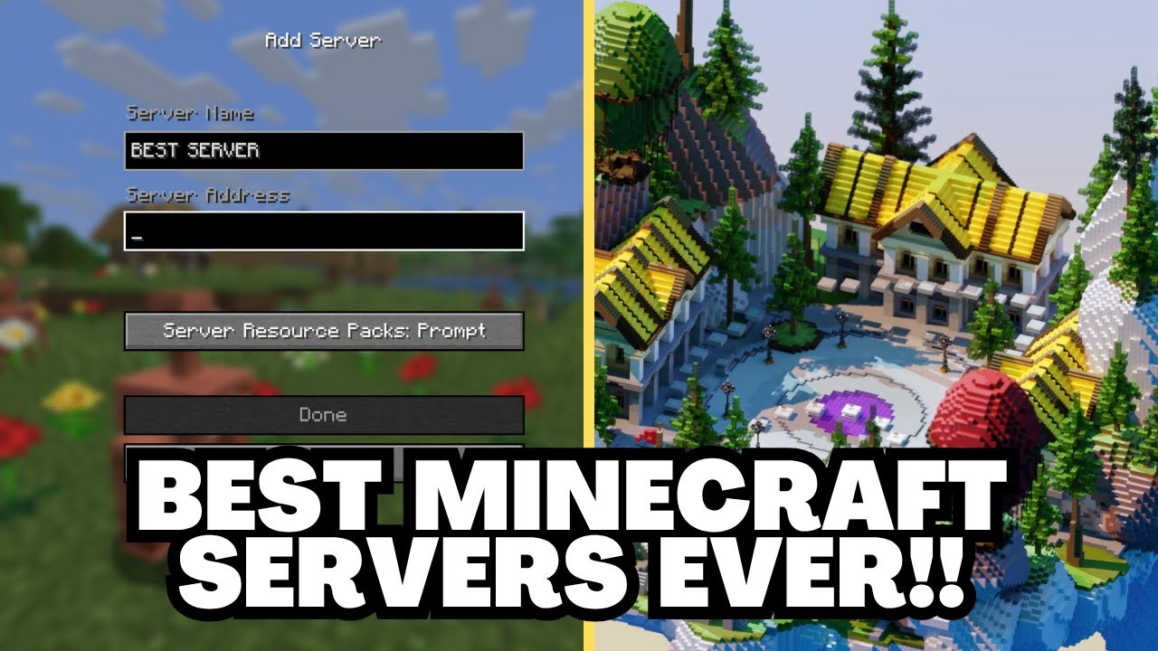 Top 5 Best Minecraft Servers of All Time - YouTube