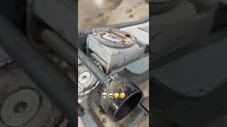 How to repair floor jack wheel💀🤣🤣 #mechanic #automobile #tiretech #trailer