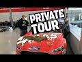 Stewart-Haas Racing Shop Private Tour...