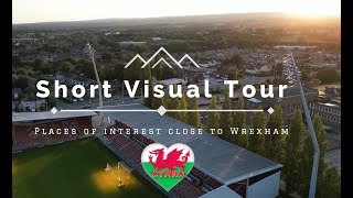 Aerial Tour: Capturing Mountains and Scenery close to Wrexham, North Wales