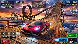 Impossible Car Racing Simulator 2026 🚗 Extreme Sport Car Stunts Gameplay screenshot 4