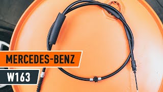 Hur byter man Handbromswire MERCEDES-BENZ M-CLASS (W163) - online gratis video