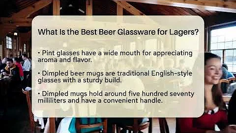 What Is the Best Beer Glassware for Lagers? | The Pint Guy
