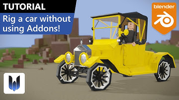 Blender tutorial: Rig a car without using Addons