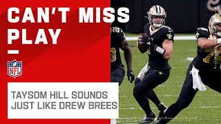 Why Does Taysom Hill Sound Exactly Like Drew Brees?
