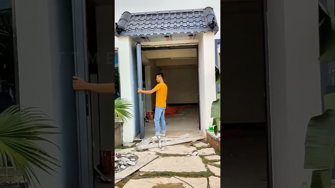 Doors with artistic glass craftsmanship.