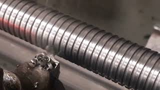 Myford lathe lead screw in manufacture