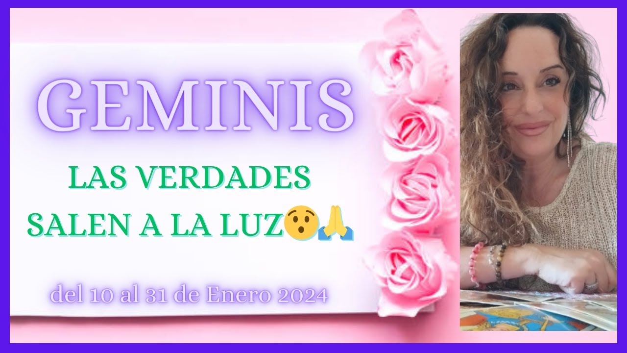 Géminis ♊ del 10 al 31 LAS VERDADES SALEN A LA LUZ 😯🙏 Tirada de Cartas