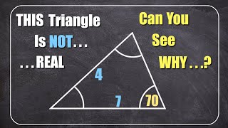 Assessing A (Broken) Triangle Using The SINE RULE
