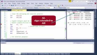 division 8 bit signed