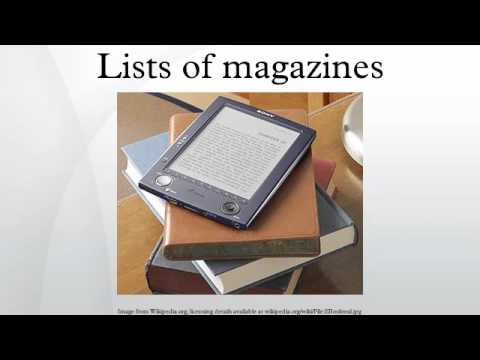 List Of National Magazines